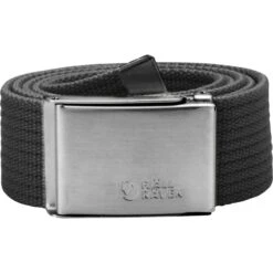 FJALLRAVEN Canvas Belt Dark Grey