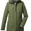 KILLTEC KOS 93 Wmn Parka 2,5 Laag Oliv -Outdoorkledingwinkel 95372 killtec kos 93 parka dames