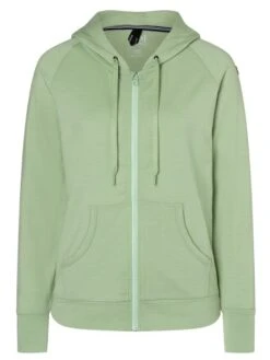 Super.natural Super Natural Women Essential Zip Hoodie – Celadan Green