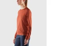 FJALLRAVEN Women High Coast Lite Sweater – Rowan Red -Outdoorkledingwinkel FR24