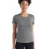 ICEBREAKER Womans Merino Sphere II Shortsleeve T Metro Heather