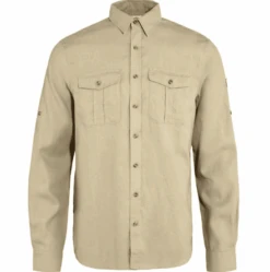 FJALLRAVEN Övik Travel Shirt Ls M Sand St