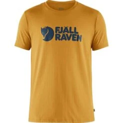 FJALLRAVEN Logo T-shirt Ochre