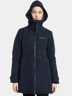 DIDRIKSONS Helle – Dames Parka – Night Blue -Outdoorkledingwinkel dd11 scaled 1