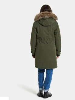 DIDRIKSONS Erika Parka Dames – Groen -Outdoorkledingwinkel didriksons5 scaled 1