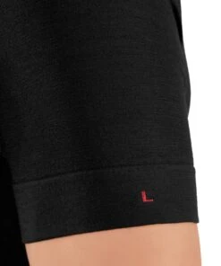 FALKE Heren T-shirt Wool-Tech Light – Zwart -Outdoorkledingwinkel falke15