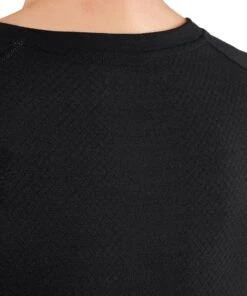 FALKE Dames T-shirt Wool-Tech Light – Zwart -Outdoorkledingwinkel falke21