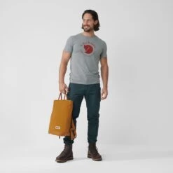 Fjallraven FJÄLLRÄVEN Fox T-shirt Man – Grey Melange -Outdoorkledingwinkel fr87