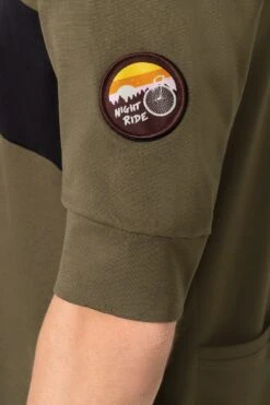 Super.natural Super Natural M Gravier Tee -Olive Jet Black -Outdoorkledingwinkel gravier tee3