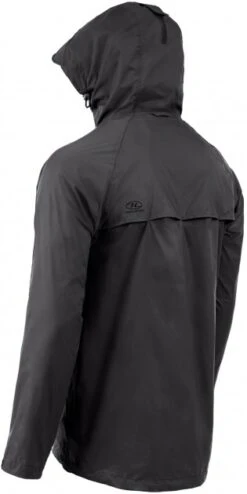 Highlander – STOW & GO Regenjas – Zwart -Outdoorkledingwinkel highlander8