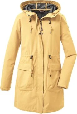 KILLTEC Dames Parka – Oker Geel