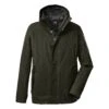 KILLTEC KOW 167 Man Jacket – Dark Olive 1 KILLTEC KOW 167 Man Jacket – Dark Olive -Outdoorkledingwinkel killtec21