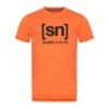 Super.natural Super Natural – Heren Logo T-shirt – Tangerine Tango -Outdoorkledingwinkel logo tee