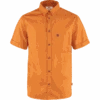 FJALLRAVEN Övik Travel-shirt Orange -Outdoorkledingwinkel ovik travel