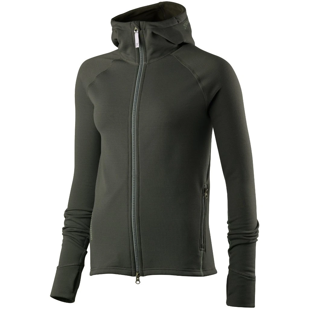 Houdini W’s Power Hoodi – Willow Green – Microfleece Vest 3 Houdini W’s Power Hoodi – Willow Green – Microfleece Vest