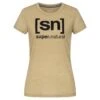 Super.natural Super Natural – Dames Logo T-shirt – Olive Grey -Outdoorkledingwinkel supernatural olive