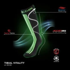 Accapi – Calza – Tibial Vitality – Energy Wave – Sokken -Outdoorkledingwinkel tibial