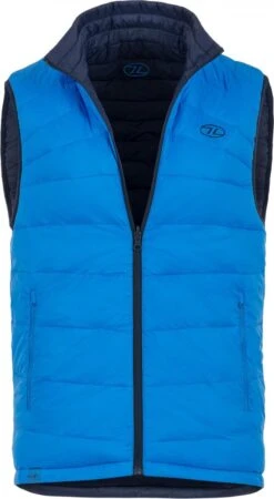 Highlander Bodywarmer – Reversible – Heren – Navy-l.blue -Outdoorkledingwinkel vest3 1