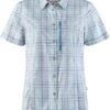Fjallraven Abisko Hike Shirt Ss W Lagoon -Outdoorkledingwinkel w 1 100600080