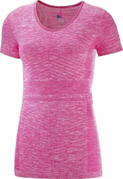 Salomon Elevate Move’on Ss Tee W Pink Yarrow