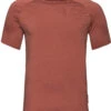 Odlo – Crew Neck S/s Ceramiwool – Heren – Chili Oil