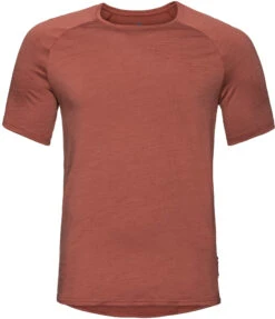 Odlo – Crew Neck S/s Ceramiwool – Heren – Chili Oil