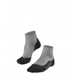 Falke – TK5 Short – Dames – Grijs-zwart