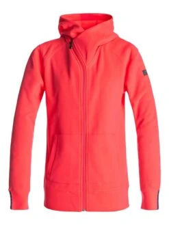 Roxy Fleece – Wrap It Up – Dames – Neon Grapefruit